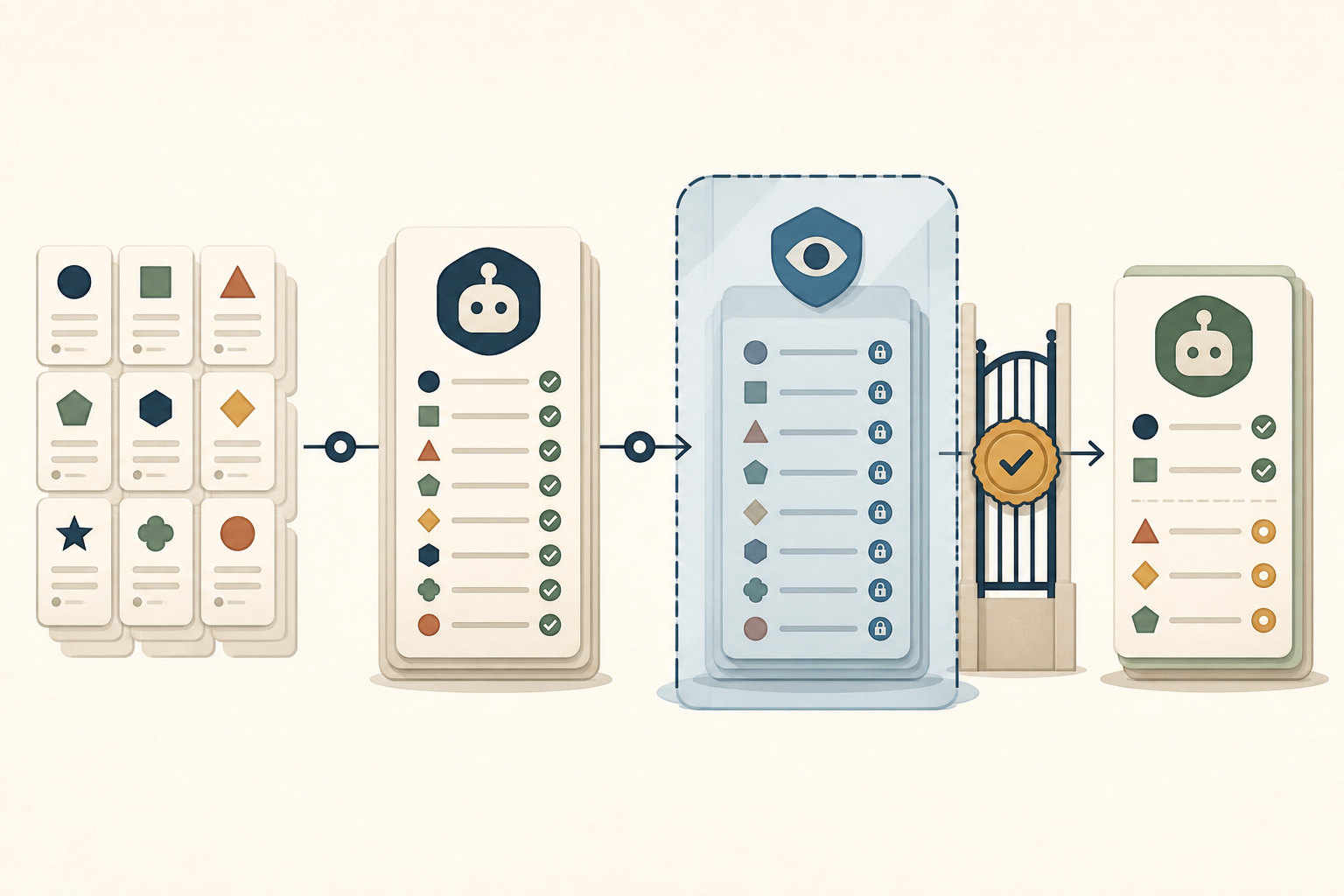 A rollout checklist from inventory through read-only validation and controlled authority expansion