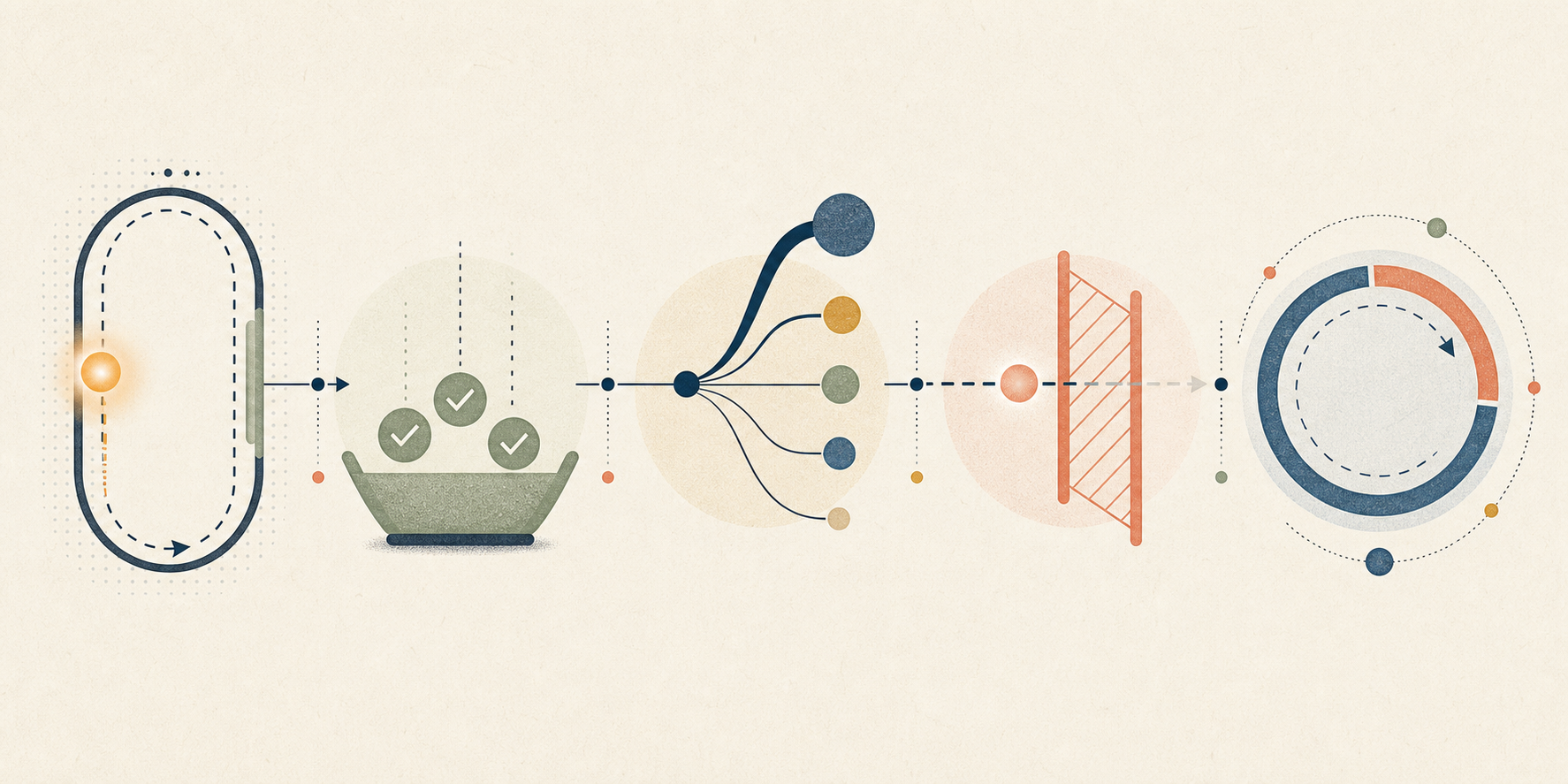 Illustration of AI agent budget telemetry and outcome metrics