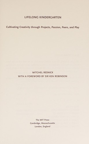 Cover of Lifelong Kindergarten