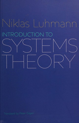 Cover of Introduction to Systems Theory